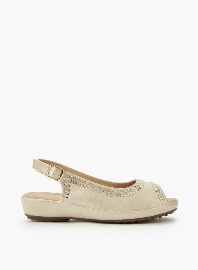 لو كونفورت صندل بحزام معدني مزخرف لمجموعة رمضان